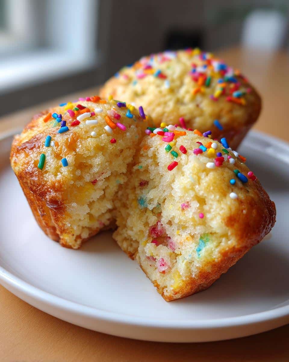 Christmas Rainbow Holiday Cupcakes with Sprinkles - detail 2
