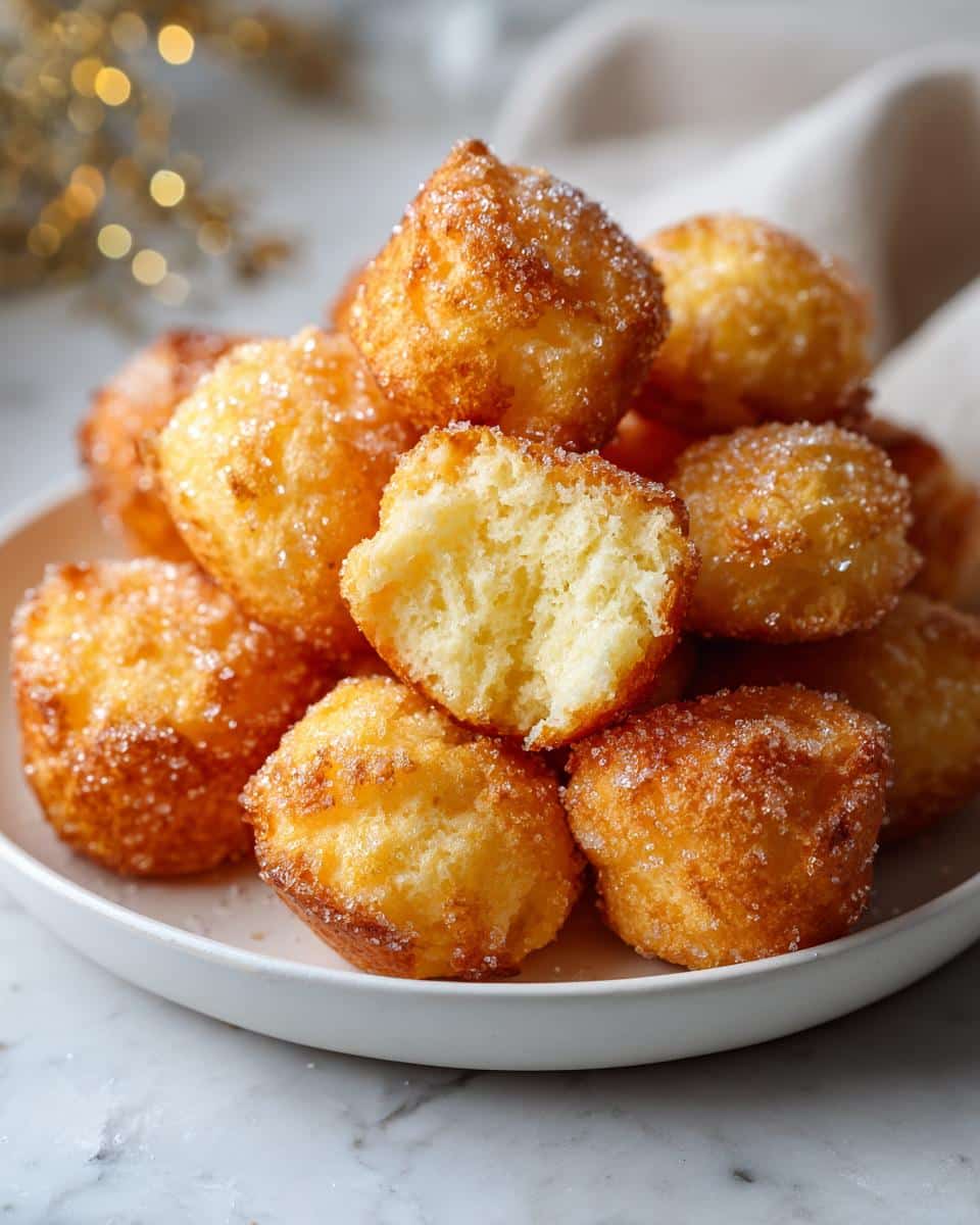 Christmas Sparkling Lemon-Vanilla Angel Food Cake Bites - detail 1