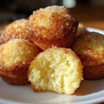 Christmas Sparkling Lemon-Vanilla Angel Food Cake Bites