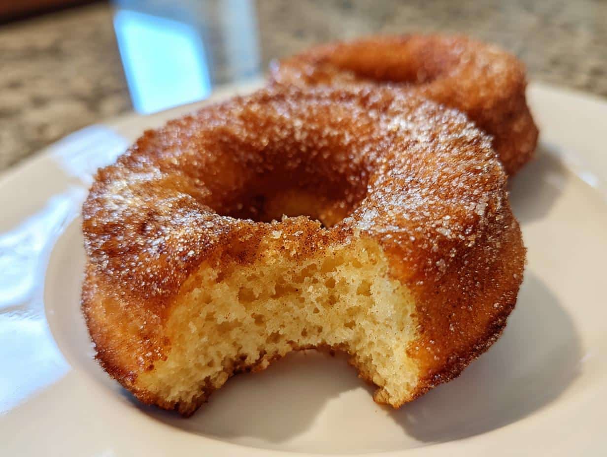 Christmas Spiced Apple Cider Donuts