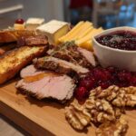 Christmas Turkey and Cranberry Charcuterie Board