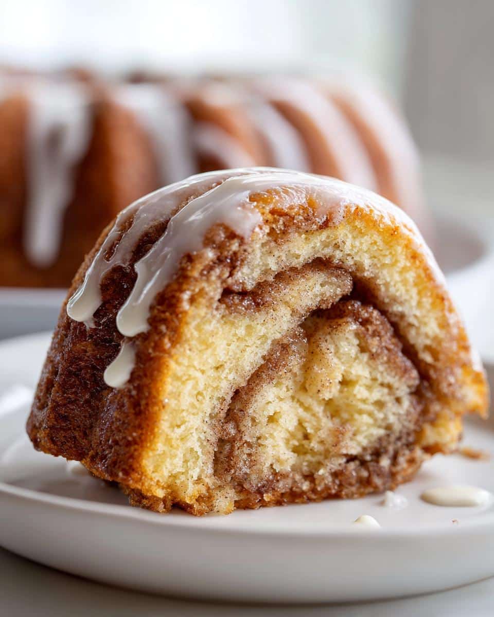Cinnamon Roll Bundt Cake - detail 1