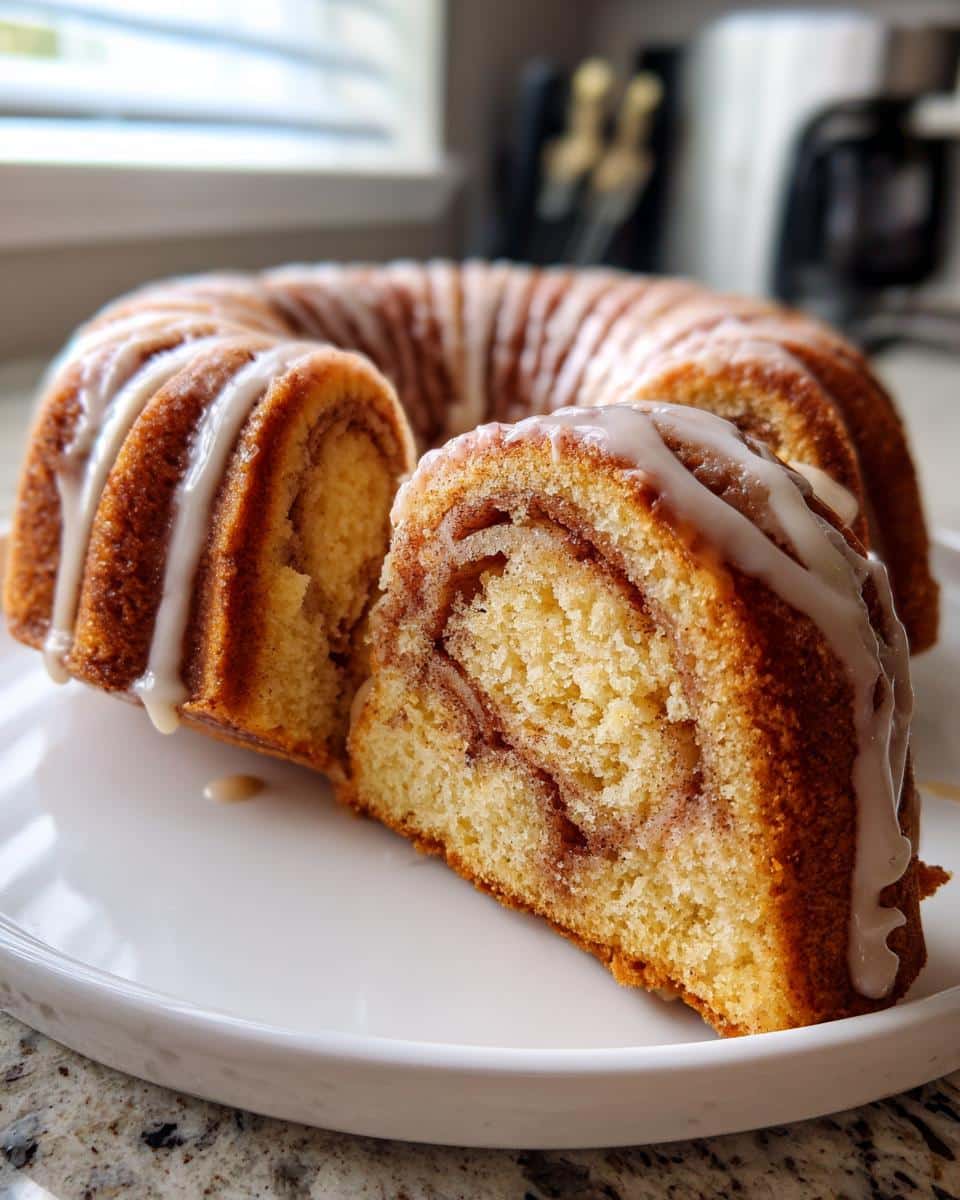 Cinnamon Roll Bundt Cake - detail 2