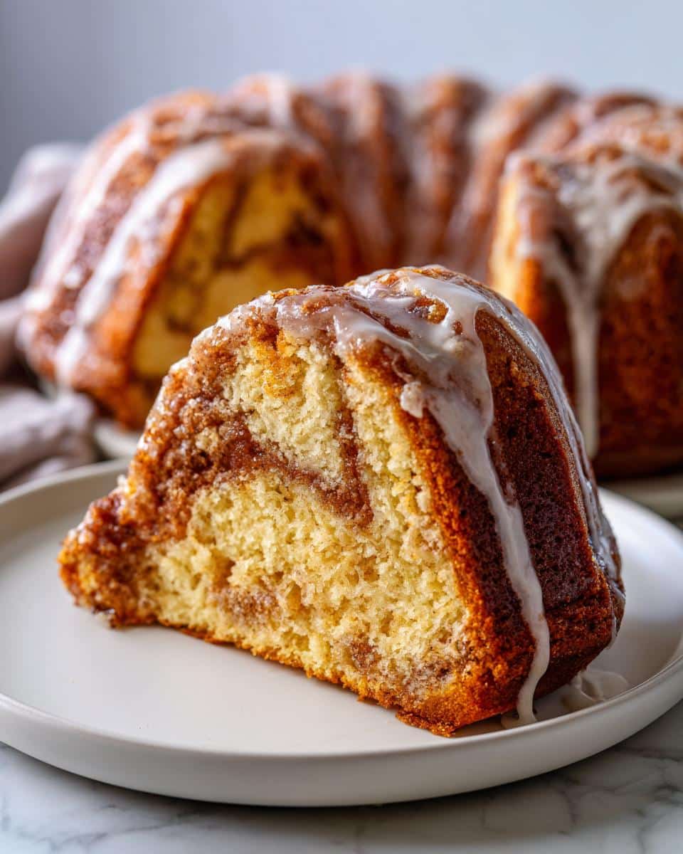 Cinnamon Roll Bundt Cake - detail 3