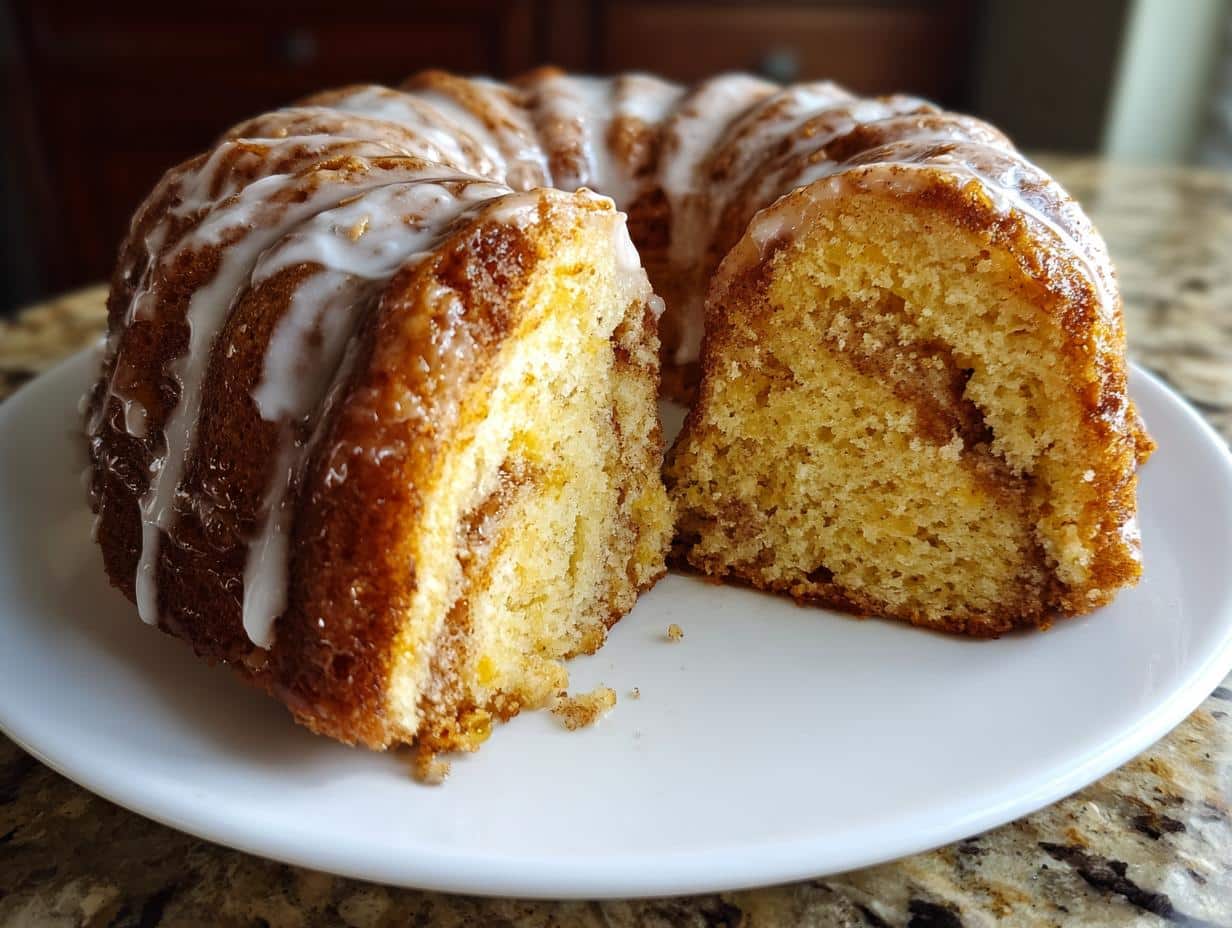 Cinnamon Roll Bundt Cake