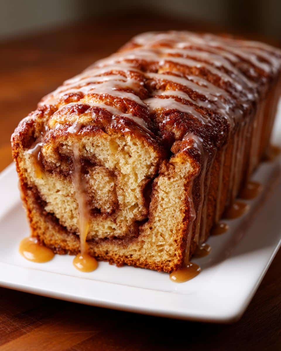 Cinnamon Swirl Loaf Cake - detail 1