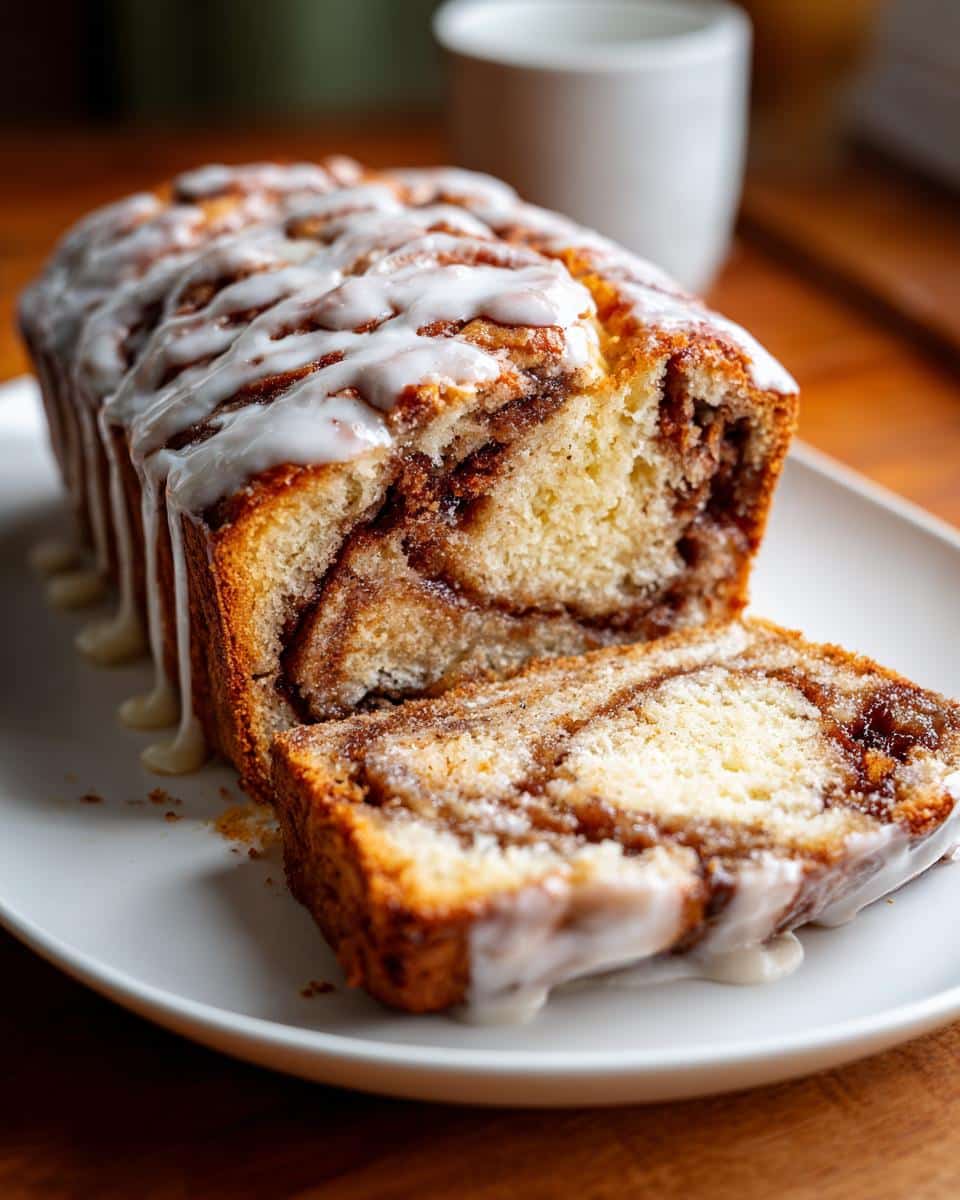 Cinnamon Swirl Loaf Cake - detail 2