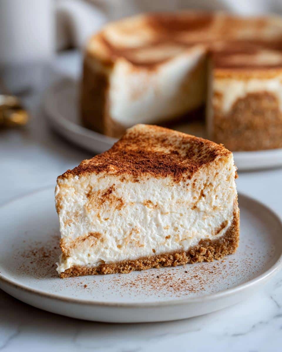 Cinnamon-Vanilla Christmas Cheesecake - detail 2