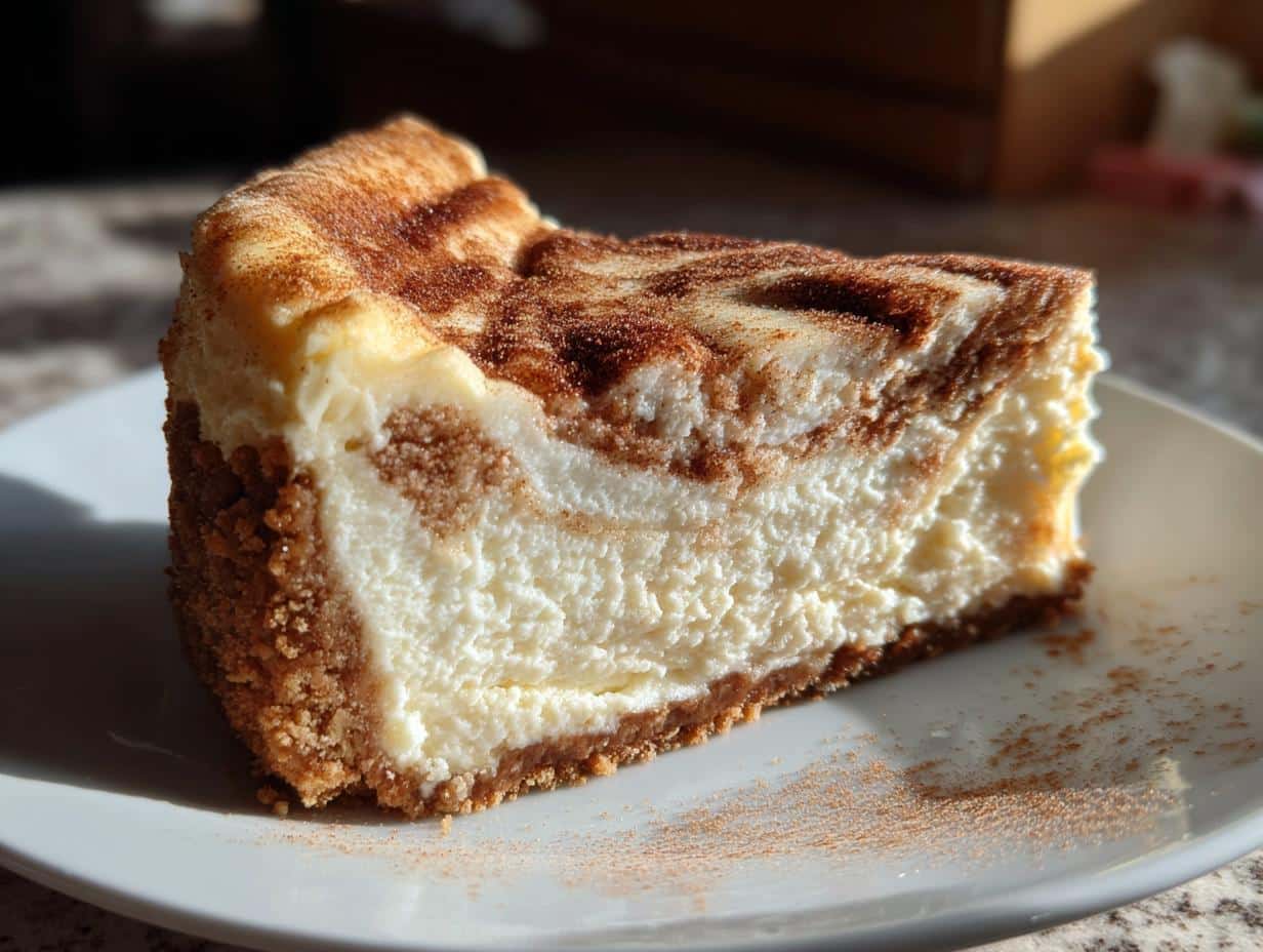 Cinnamon-Vanilla Christmas Cheesecake