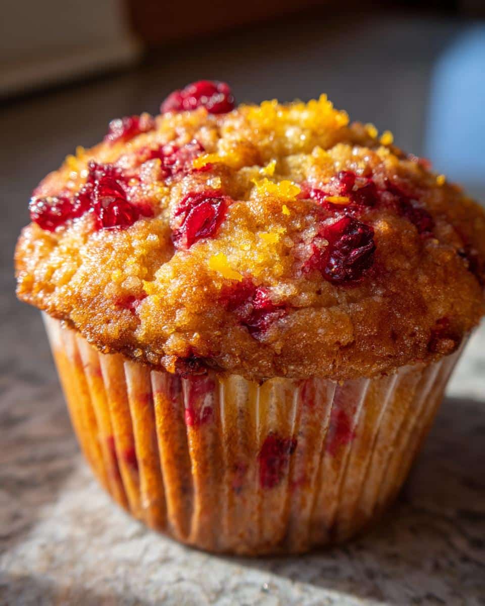 Cranberry-Orange Christmas Muffins - detail 4