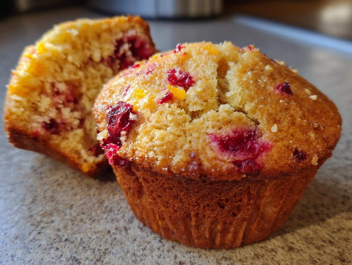 Cranberry-Orange Christmas Muffins