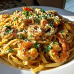 Creamy Cajun Shrimp Linguine
