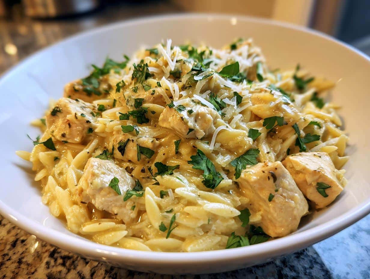 Creamy Lemon Chicken Orzo