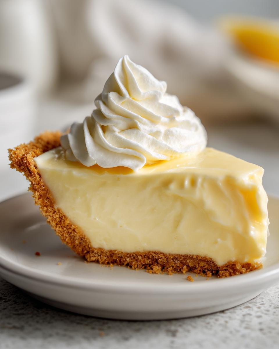 Creamy Lemon Icebox Pie - detail 1