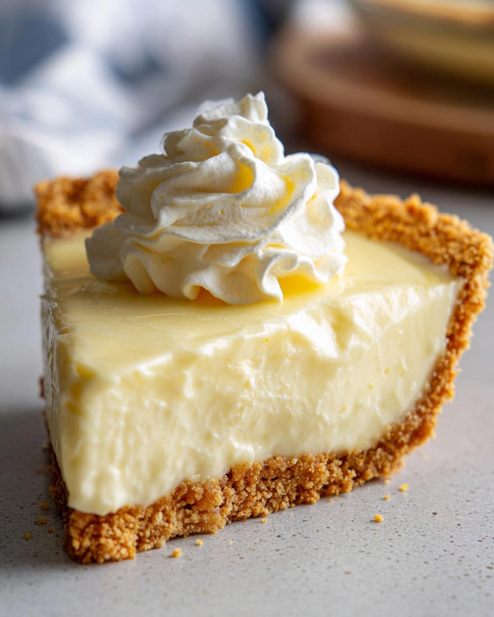 Creamy Lemon Icebox Pie - detail 2