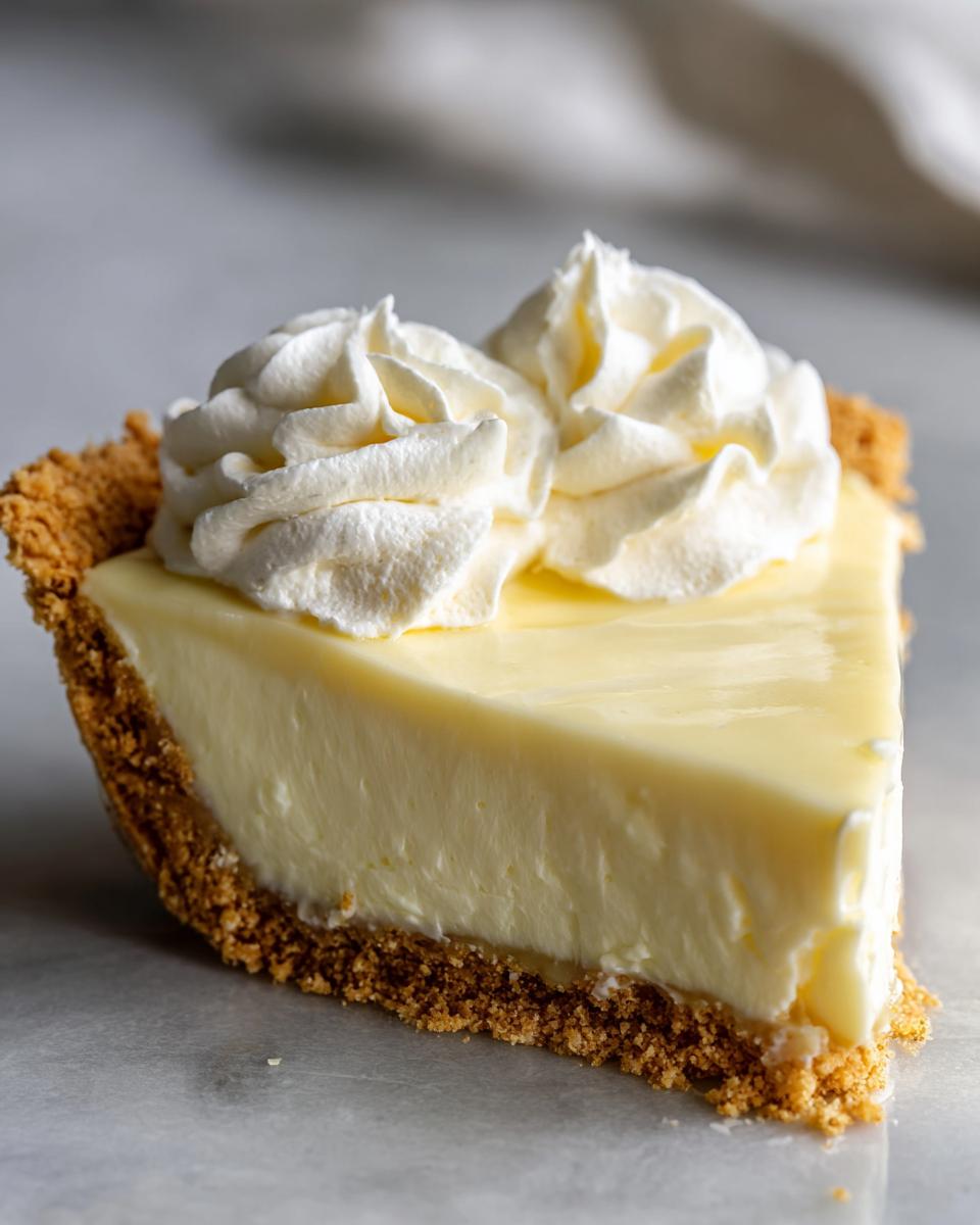 Creamy Lemon Icebox Pie - detail 3