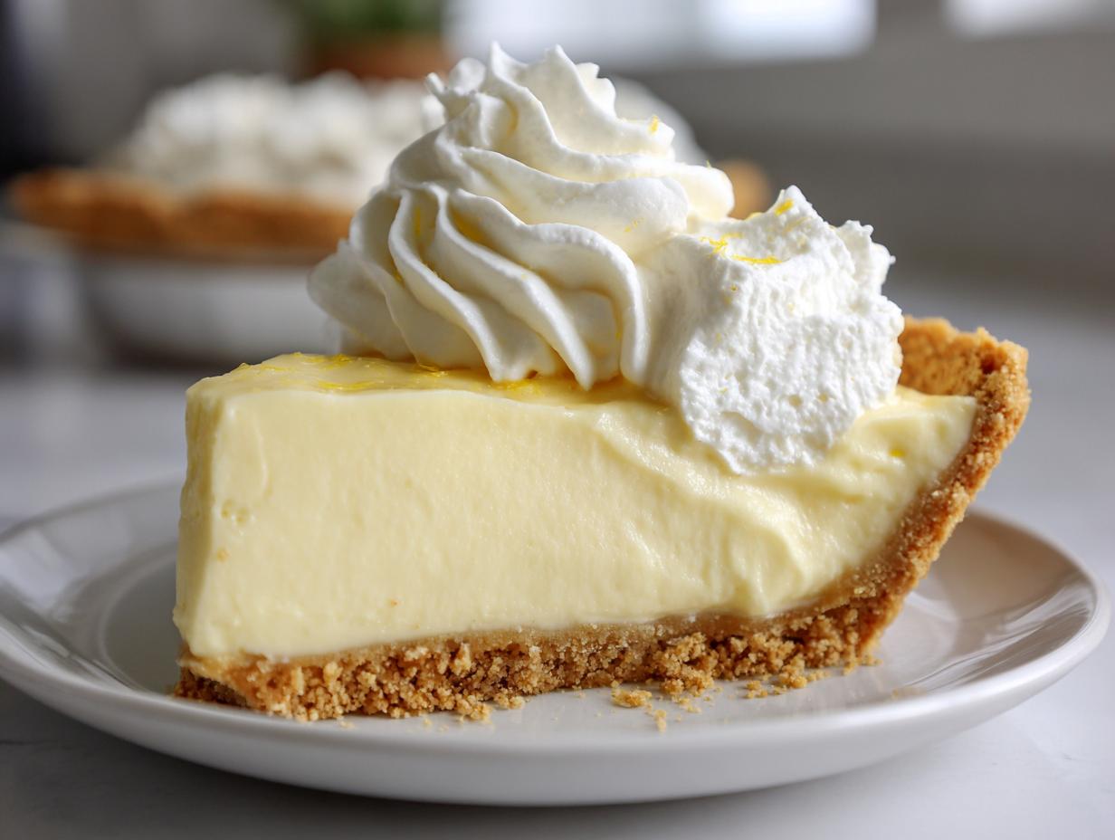 Creamy Lemon Icebox Pie