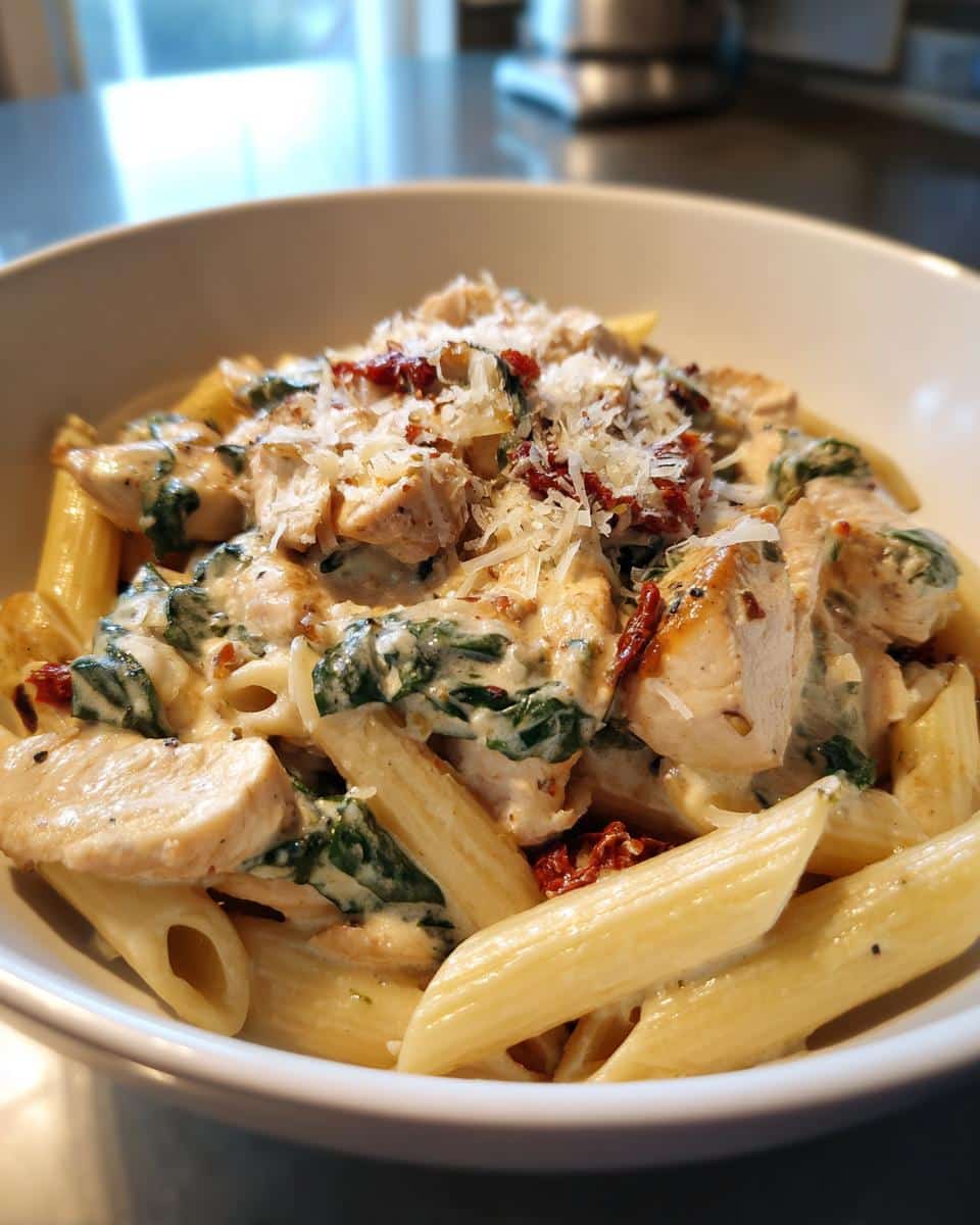 Creamy Tuscan Chicken Pasta - detail 4