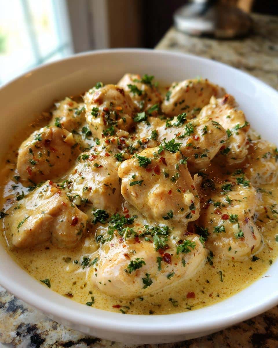 Crockpot Creamy Garlic Chicken - detail 2