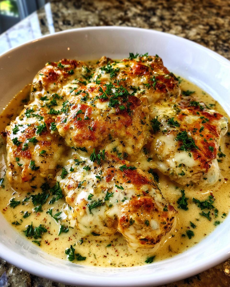 Crockpot Creamy Garlic Chicken - detail 4