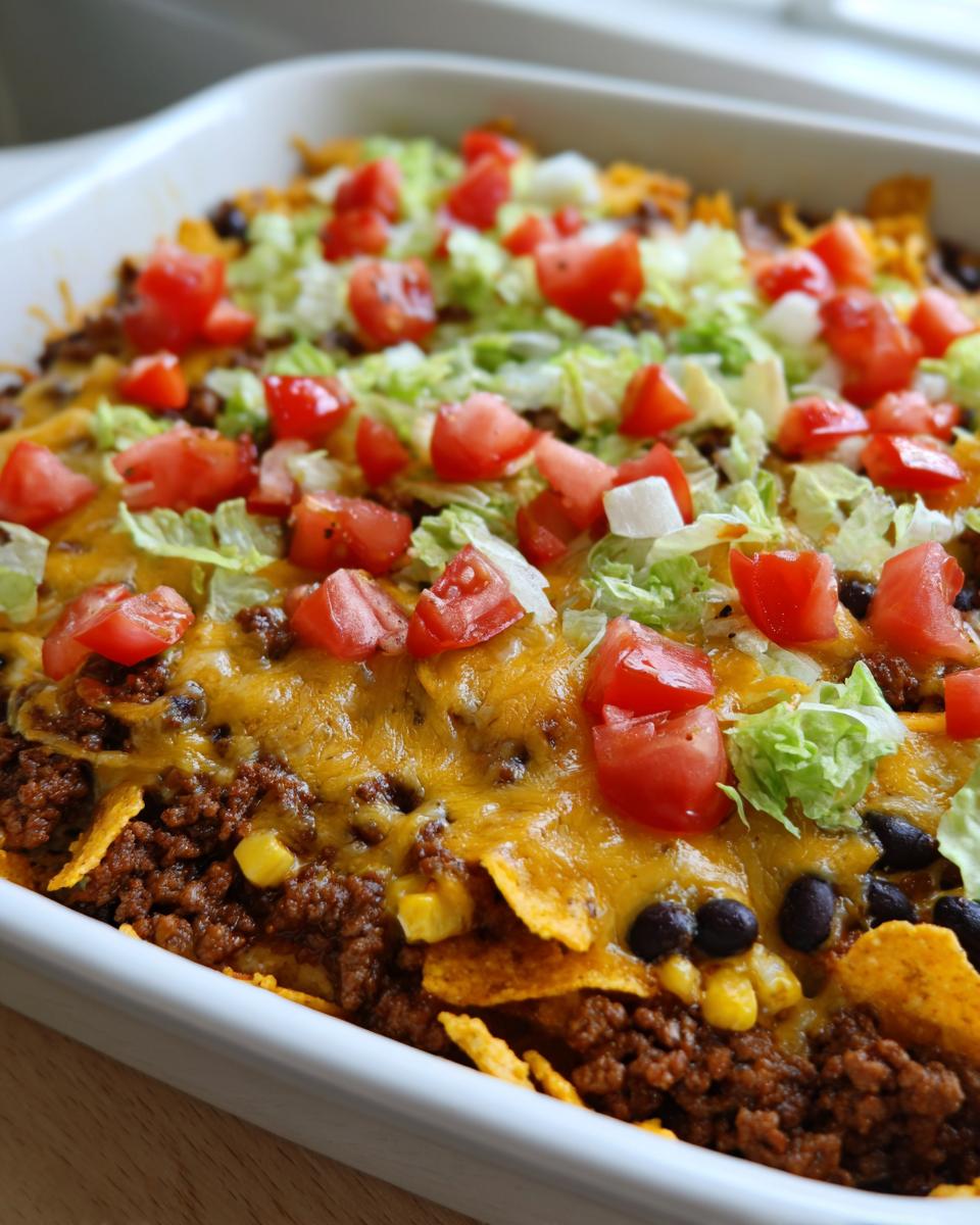35-Minute Doritos Taco Salad Casserole That Always Wins 5 Doritos Taco Salad Casserole - detail 1