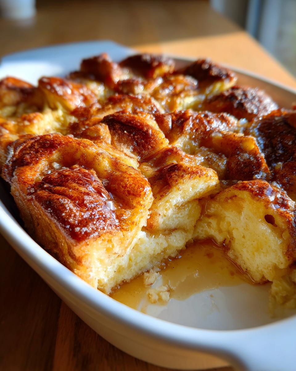 Irresistible Easy Cinnamon Roll Bread Pudding in 6 Simple Steps 7 Easy Cinnamon Roll Bread Pudding - detail 1