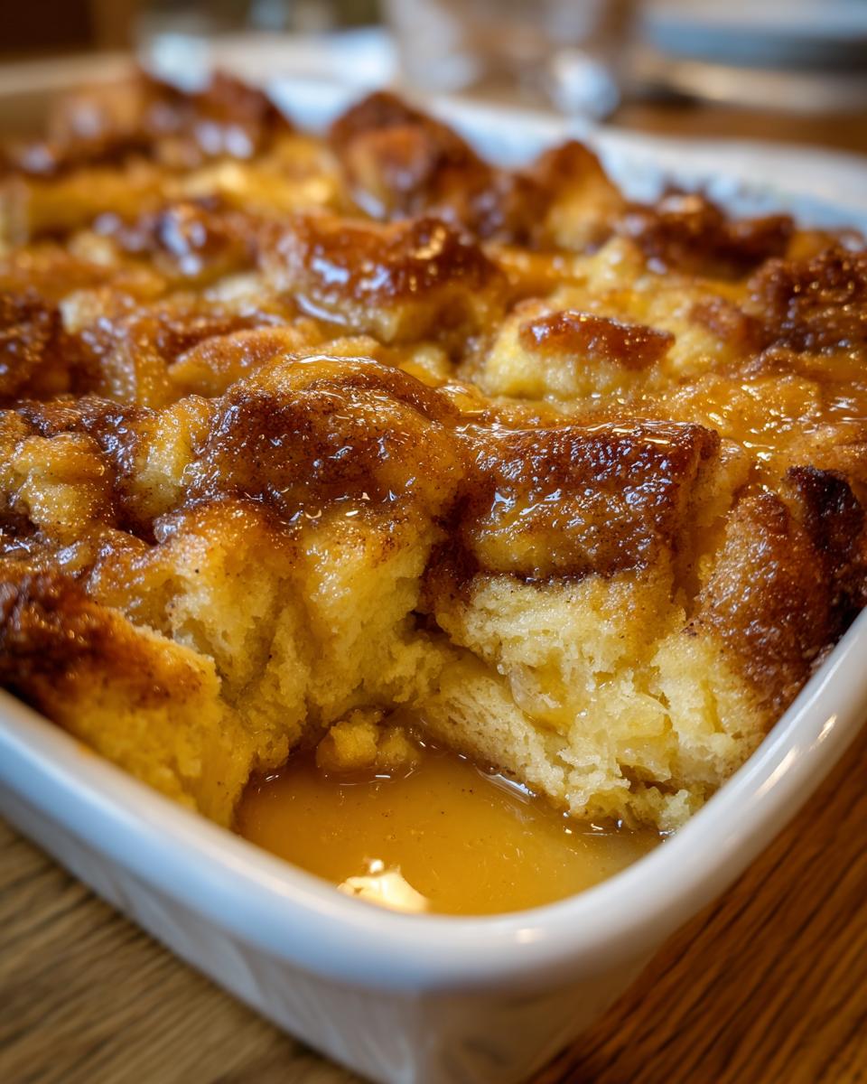 Irresistible Easy Cinnamon Roll Bread Pudding in 6 Simple Steps 10 Easy Cinnamon Roll Bread Pudding - detail 4