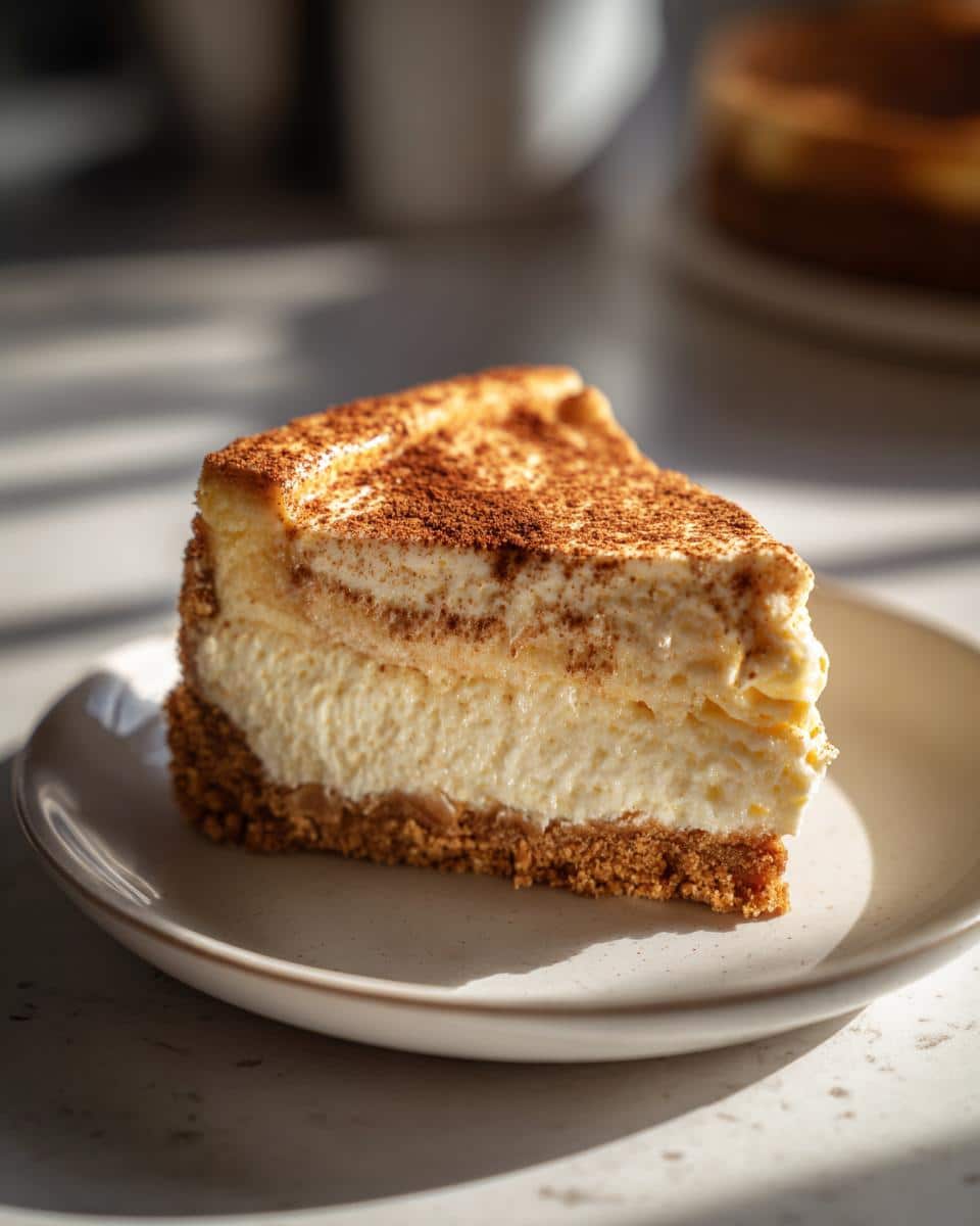 Eggnog-Nutmeg Christmas Cheesecake - detail 3