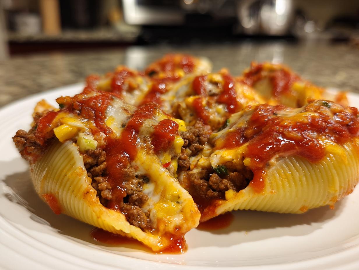 20-Minute Enchilada-Stuffed Pasta Shells That Wow Every Time 6 Enchilada-Stuffed Pasta Shells