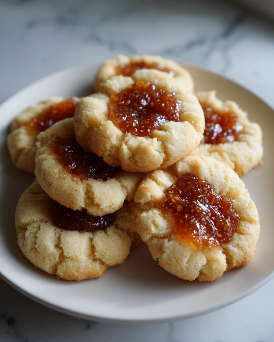 Irresistible Fig Jam Thumbprint Cookies in 4 Easy Steps 7 Fig Jam Thumbprint Cookies - detail 1