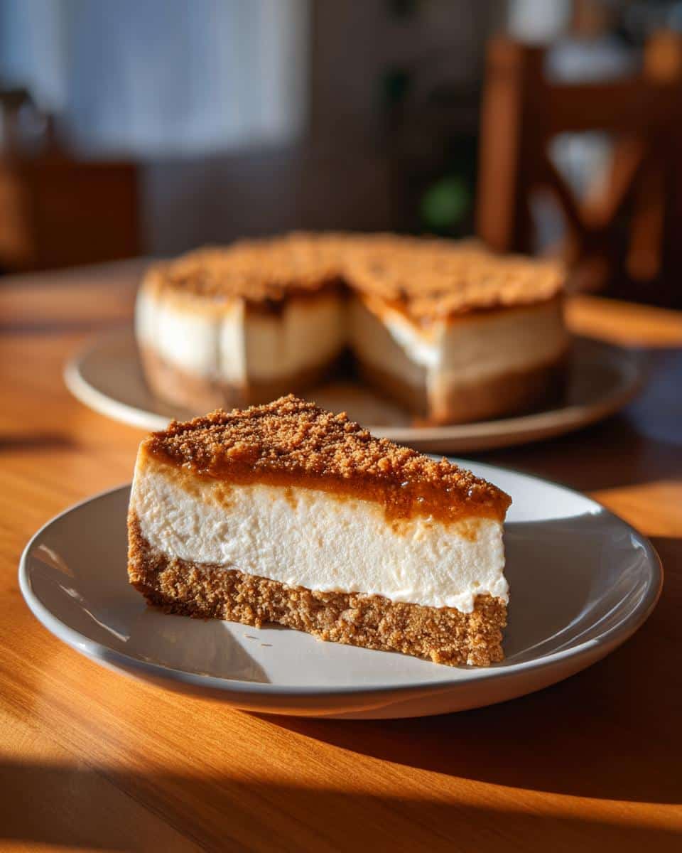 Gingerbread-Spice Christmas Cheesecake - detail 2