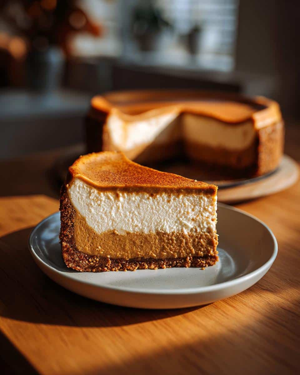 Gingerbread-Spice Christmas Cheesecake - detail 3