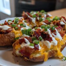 60-Minute Loaded Nacho Potato Skins: Cheesy, Crispy Bliss