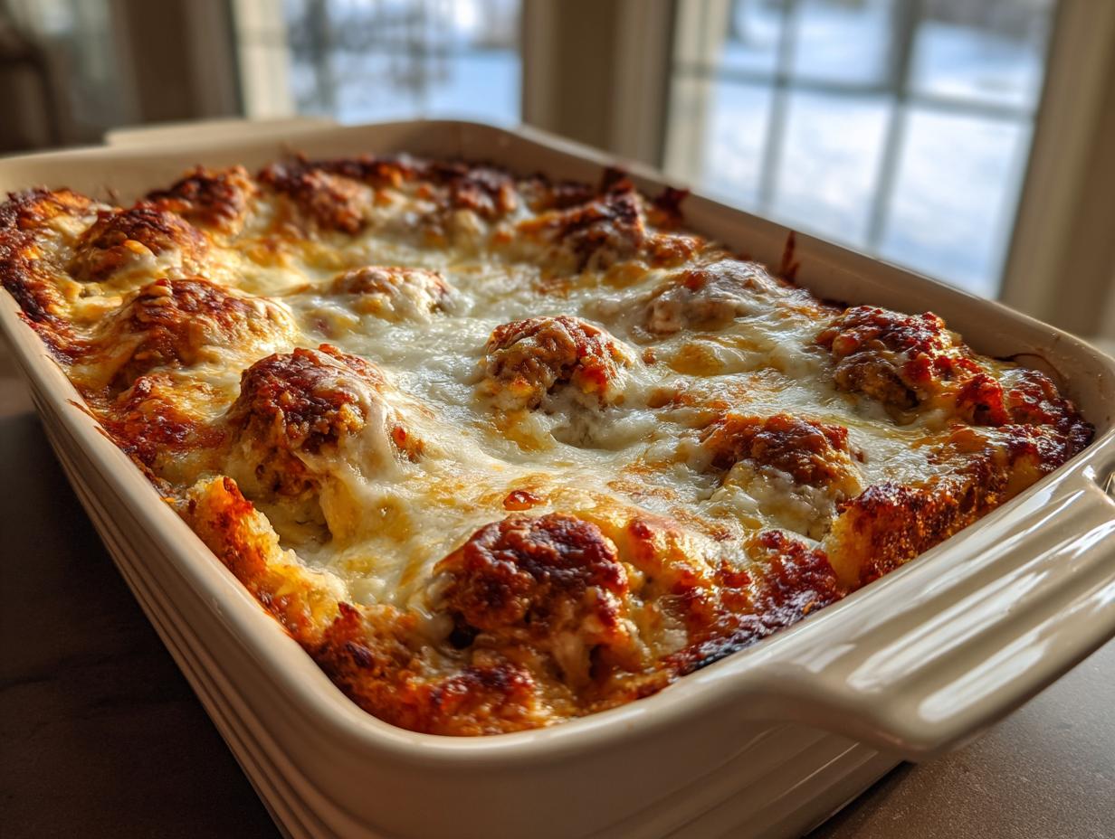 Meatball Sub Casserole