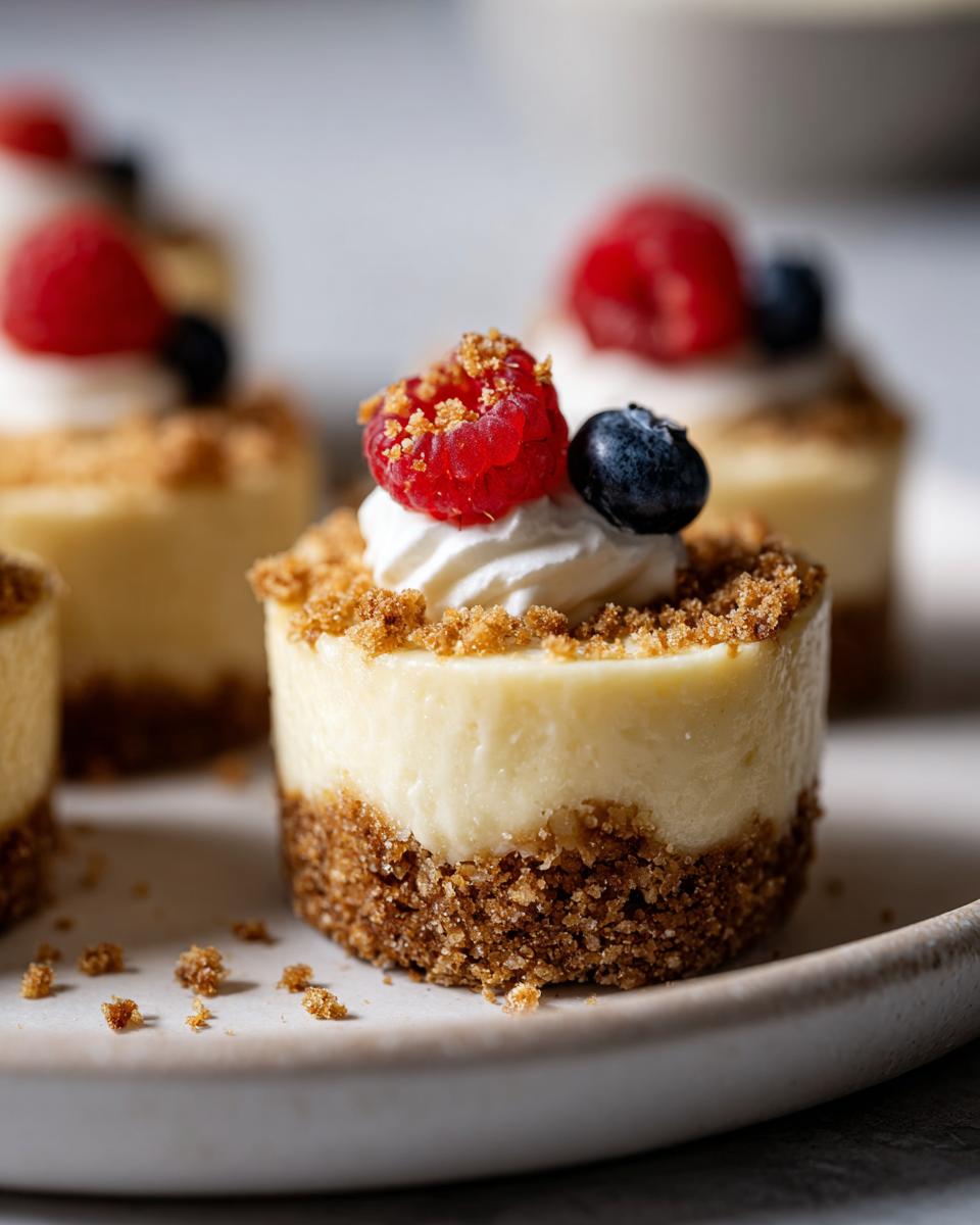 25 Irresistible Mini Cheesecake Bites with Graham Crust Recipe 9 Mini Cheesecake Bites with Graham Crust - detail 3