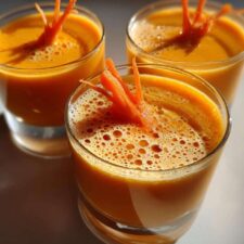 "25-Minute New Year Carrot Ginger Soup Shooters: A Festive Delight"