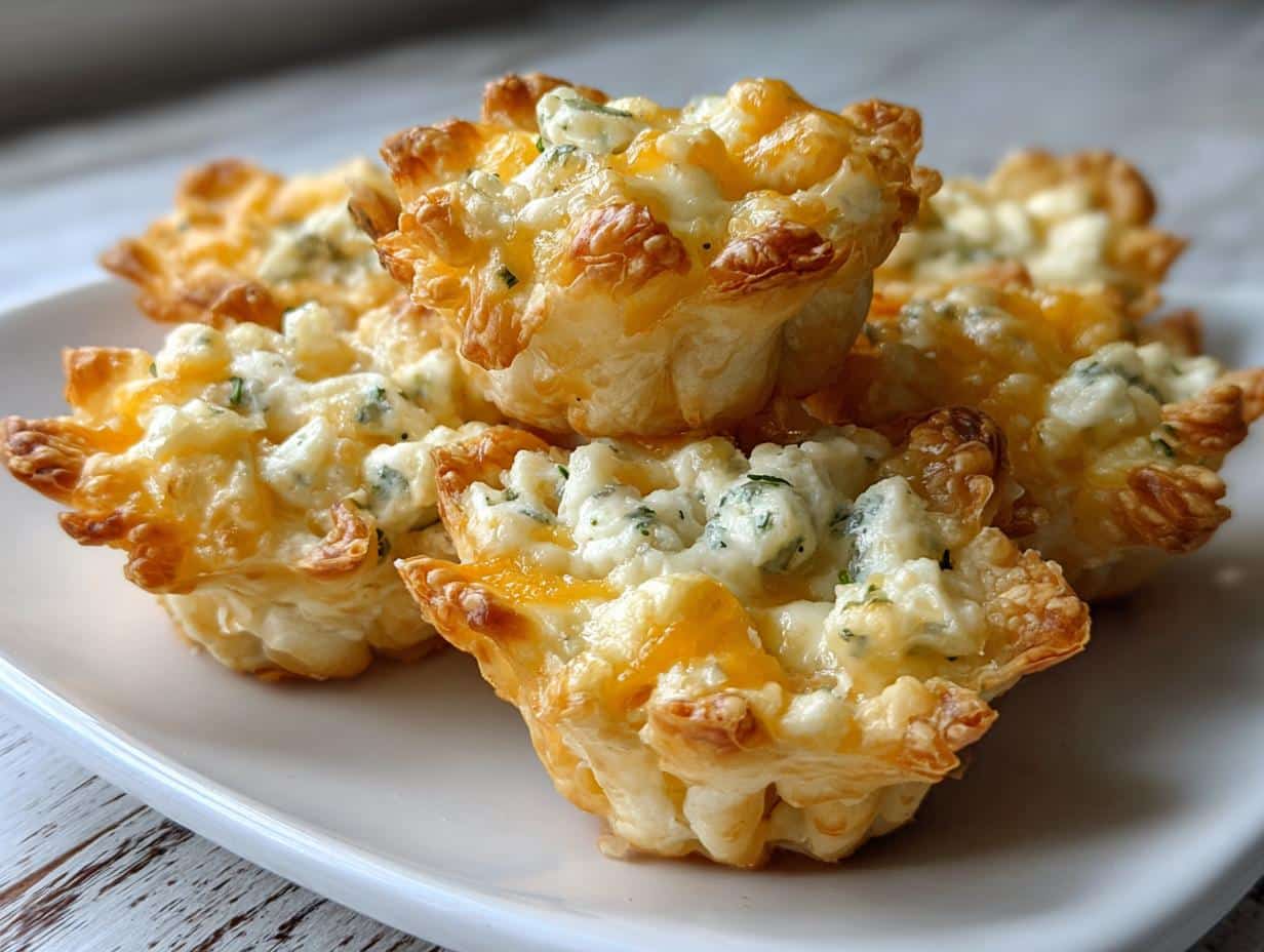 New Year Cheddar Jalapeño Popper Bites