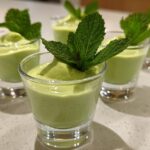 New Year Chilled Avocado Mousse Shooters