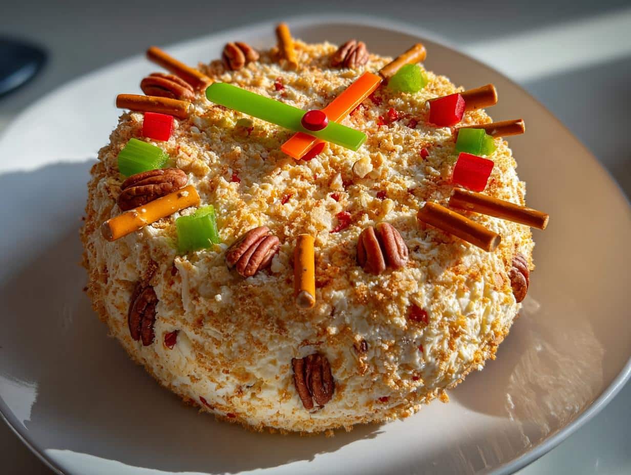 New Year Countdown Cheese Ball