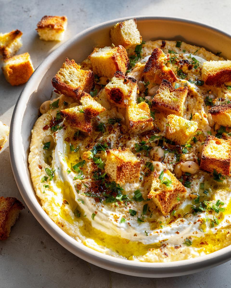 New Year Lucky Black-Eyed Pea Dip with Cornbread Stars - detail 1