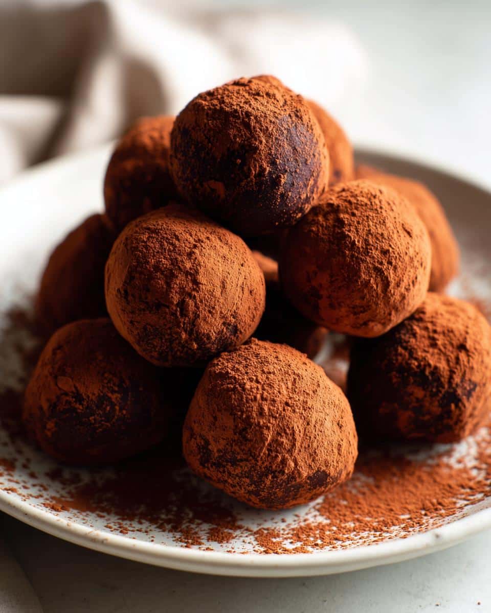 New Year Midnight Mocha Truffles - detail 1