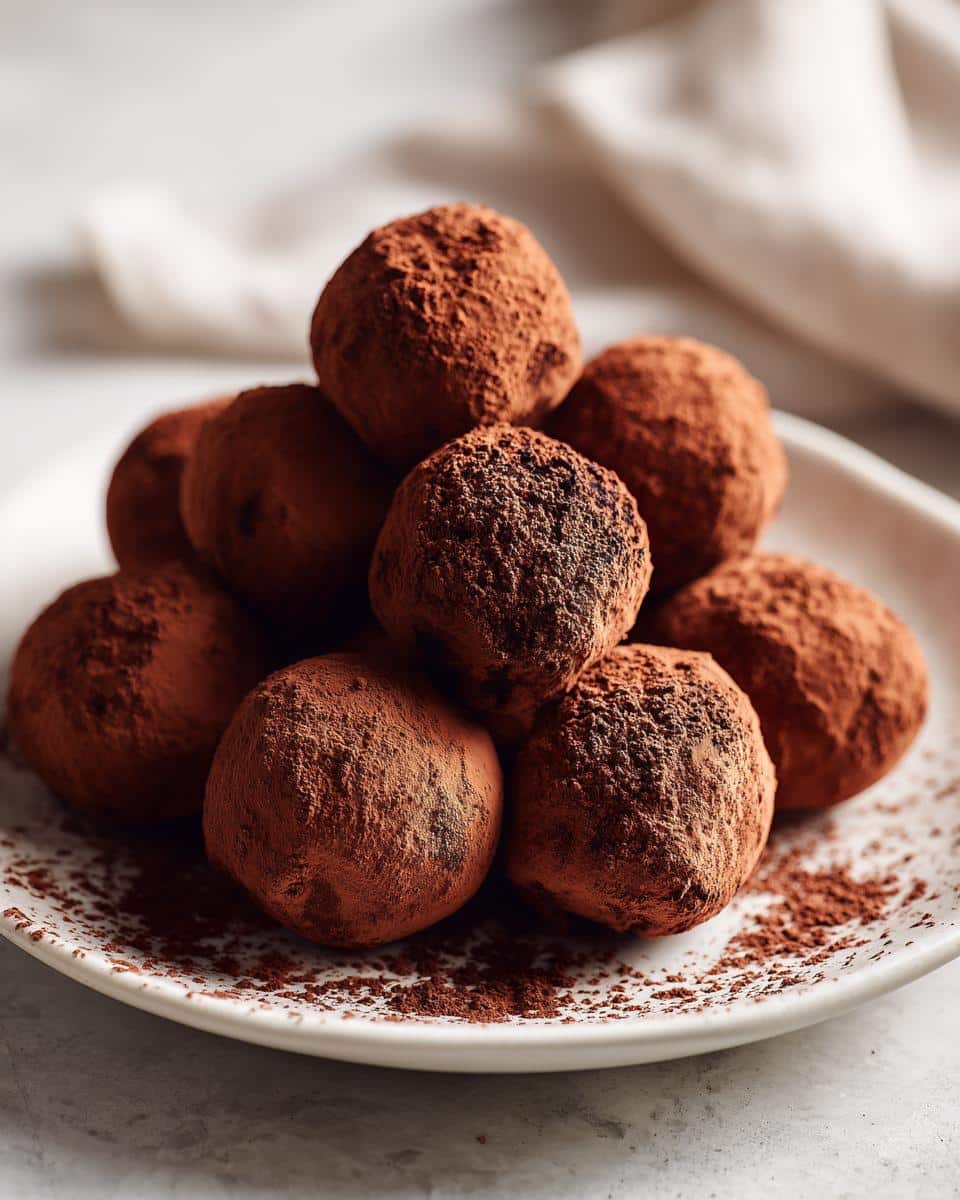 New Year Midnight Mocha Truffles - detail 3