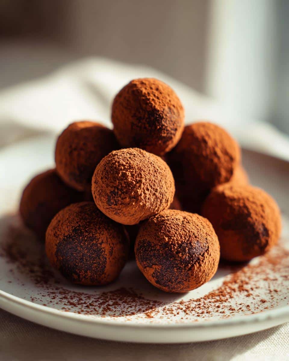 New Year Midnight Mocha Truffles - detail 4