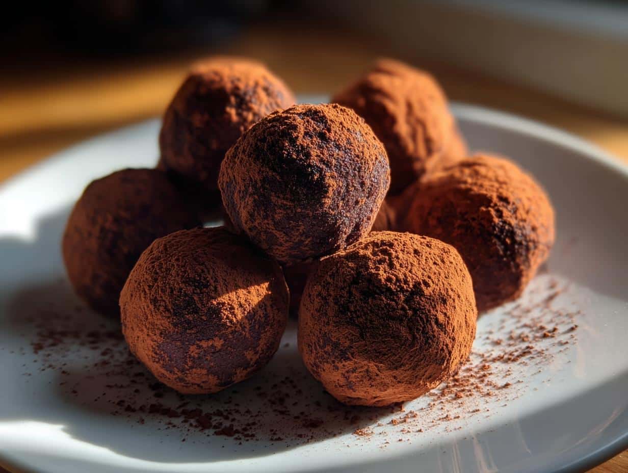 New Year Midnight Mocha Truffles