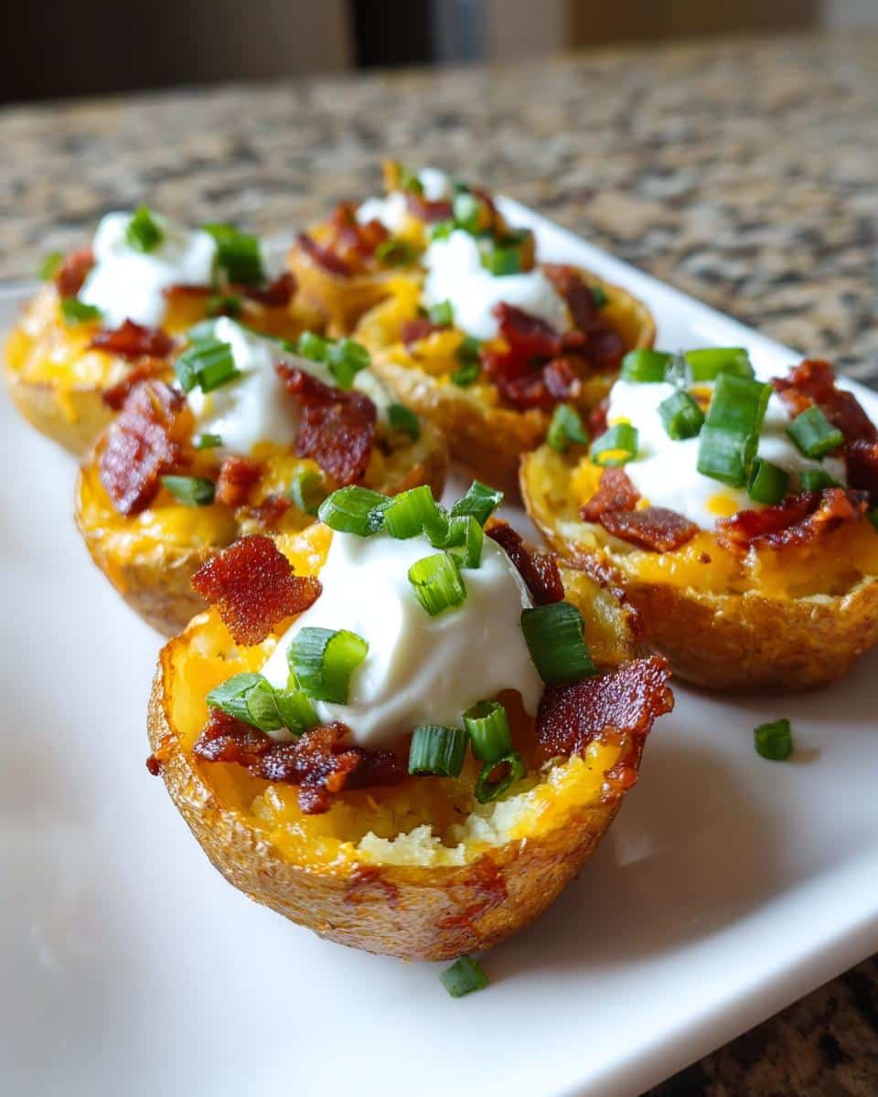 New Year Mini Stuffed Potato Skins - detail 1
