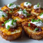 New Year Mini Stuffed Potato Skins