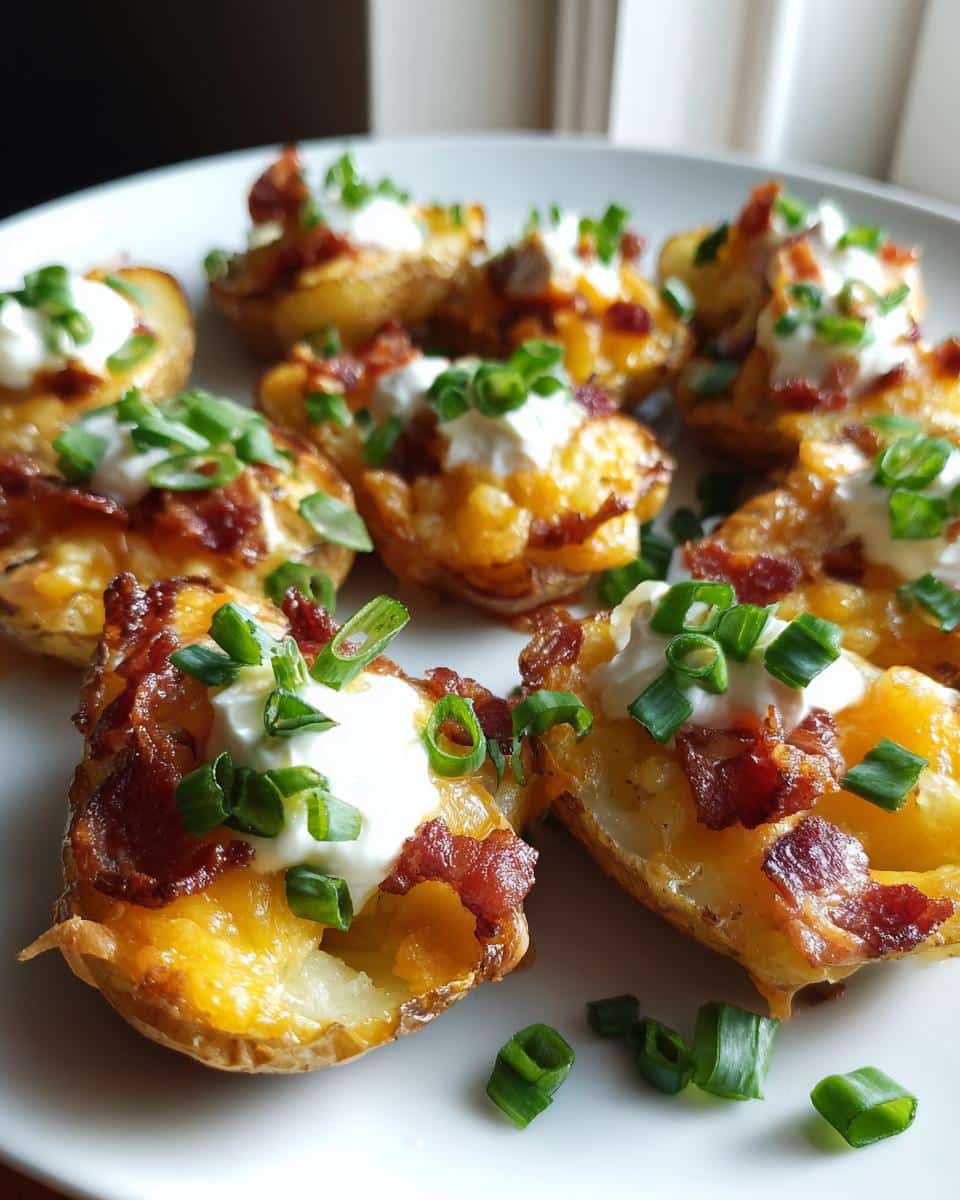 New Year Mini Stuffed Potato Skins - detail 2