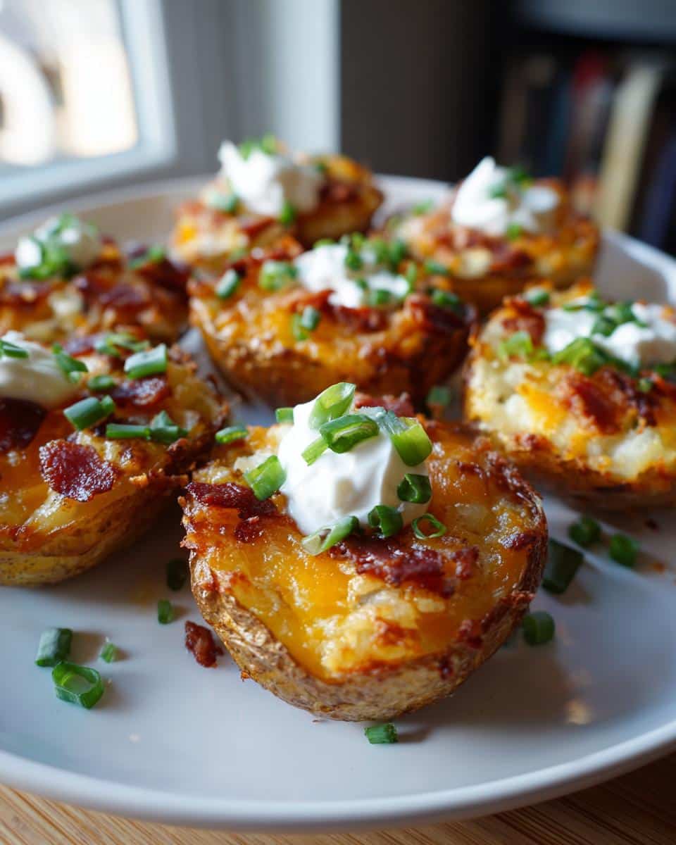 New Year Mini Stuffed Potato Skins - detail 3