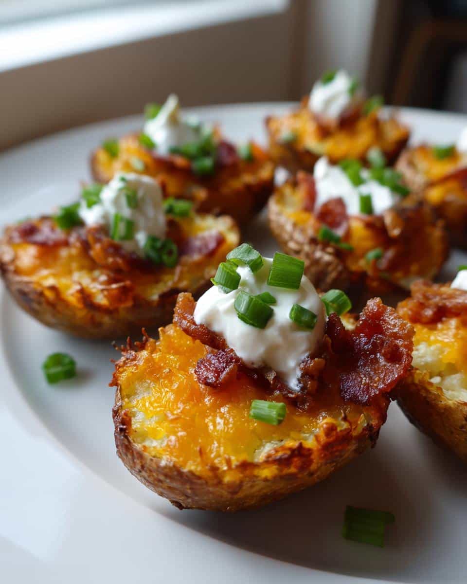 New Year Mini Stuffed Potato Skins - detail 4