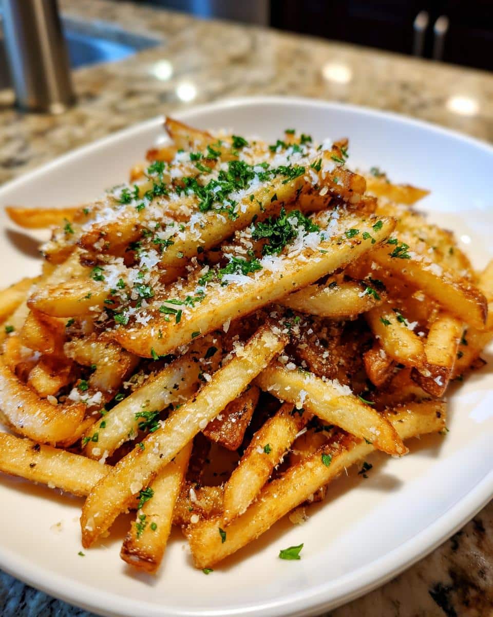 New Year Parmesan Truffle Fries - detail 2